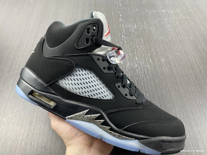 Rep Metallic 845035-003 Jordan Retro (2016) 5 Black 0717